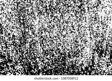 Black and white grunge urban texture vector with copy space. Abstract illustration surface dust and rough dirty wall background with empty template. Distress and grunge effect concept. Vector EPS10.