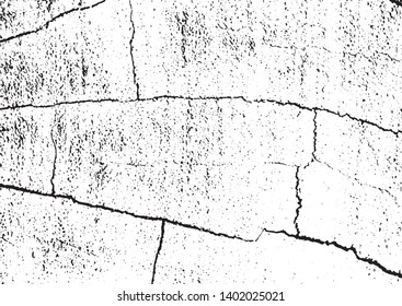 Black and white grunge urban texture vector with copy space. Abstract illustration surface dust and rough dirty wall background with empty template. Distress and grunge effect concept. Vector EPS10.