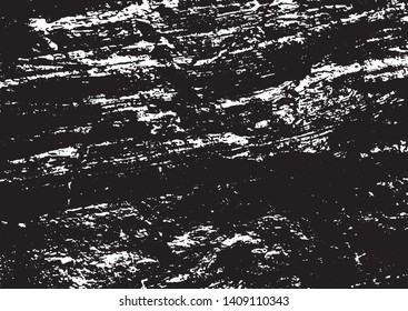 Black and white grunge urban texture vector with copy space. Abstract illustration surface dust and rough dirty wall background with empty template. Distress and grunge effect concept. Vector EPS10.