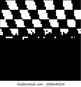 Black and white grunge vector line background. Abstract halftone illustration background. Grunge grid background pattern

