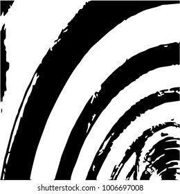 Black and white grunge vector line background. Abstract halftone illustration background. Grunge grid background pattern
