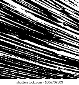 Black and white grunge vector line background. Abstract halftone illustration background. Grunge grid background pattern
