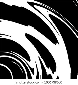 Black and white grunge vector line background. Abstract halftone illustration background. Grunge grid background pattern
