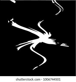 Black and white grunge vector line background. Abstract halftone illustration background. Grunge grid background pattern