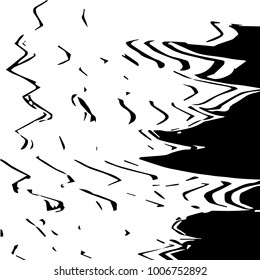 Black and white grunge vector line background. Abstract halftone illustration background. Grunge grid background pattern
