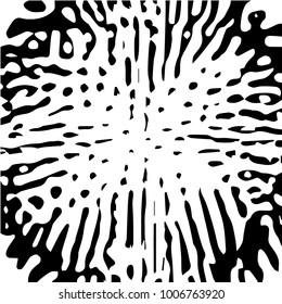 Black and white grunge vector line background. Abstract halftone illustration background. Grunge grid background pattern
