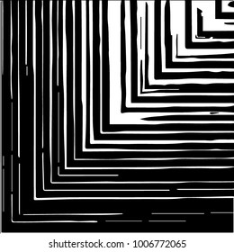 Black and white grunge vector line background. Abstract halftone illustration background. Grunge grid background pattern
