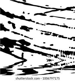 Black and white grunge vector line background. Abstract halftone illustration background. Grunge grid background pattern

