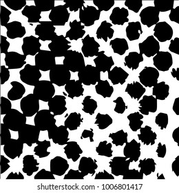 Black and white grunge vector line background. Abstract halftone illustration background. Grunge grid background pattern
