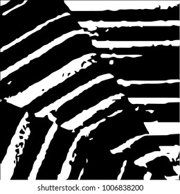 Black and white grunge vector line background. Abstract halftone illustration background. Grunge grid background pattern

