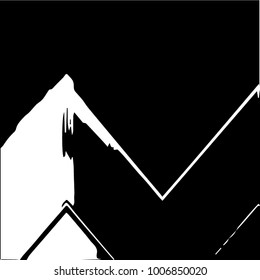 Black and white grunge vector line background. Abstract illustration background. Grunge grid background pattern