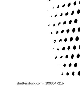Black and white grunge vector line background. Abstract halftone illustration background. Grunge grid background pattern

