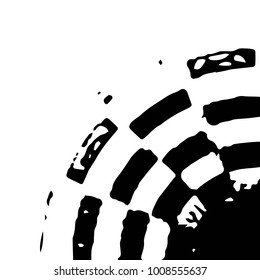 Black and white grunge vector line background. Abstract illustration background. Grunge grid background pattern

