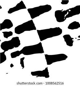 Black and white grunge vector line background. Abstract halftone illustration background. Grunge grid background pattern
