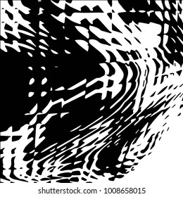 Black and white grunge vector line background. Abstract halftone illustration background. Grunge grid background pattern
