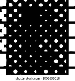 Black and white grunge vector line background. Abstract halftone illustration background. Grunge grid background pattern
