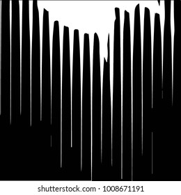Black and white grunge vector line background. Abstract halftone illustration background. Grunge grid background pattern
