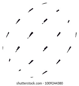 Black and white grunge vector line background. Abstract halftone illustration background. Grunge grid background pattern
