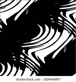 Black and white grunge vector line background. Abstract halftone illustration background. Grunge grid background pattern
