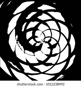 Black and white grunge vector line background. Abstract halftone illustration background. Grunge grid background pattern
