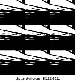 Black and white grunge vector line background. Abstract halftone illustration background. Grunge grid background pattern
