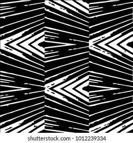 Black and white grunge vector line background. Abstract halftone illustration background. Grunge grid background pattern

