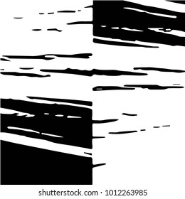 Black and white grunge vector line background. Abstract halftone illustration background. Grunge grid background pattern