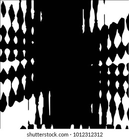Black and white grunge vector line background. Abstract halftone illustration background. Grunge grid background pattern
