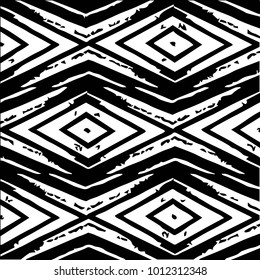 Black and white grunge vector line background. Abstract halftone illustration background. Grunge grid background pattern
