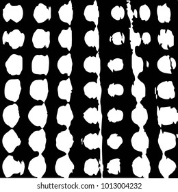 Black and white grunge vector line background. Abstract halftone illustration background. Grunge grid background pattern
