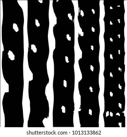 Black and white grunge vector line background. Abstract halftone illustration background. Grunge grid background pattern
