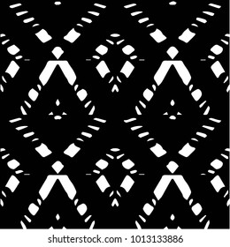 Black and white grunge vector line background. Abstract halftone illustration background. Grunge grid background pattern
