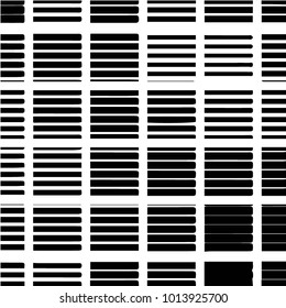 Black and white grunge vector line background. Abstract halftone illustration background. Grunge grid background pattern
