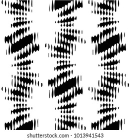 Black and white grunge vector line background. Abstract halftone illustration background. Grunge grid background pattern
