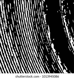 Black and white grunge vector line background. Abstract halftone illustration background. Grunge grid background pattern