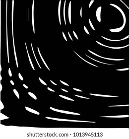 Black and white grunge vector line background. Abstract halftone illustration background. Grunge grid background pattern