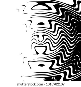 Black and white grunge vector line background. Abstract halftone illustration background. Grunge grid background pattern
