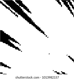 Black and white grunge vector line background. Abstract halftone illustration background. Grunge grid background pattern
