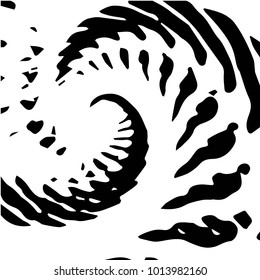 Black and white grunge vector line background. Abstract halftone illustration background. Grunge grid background pattern
