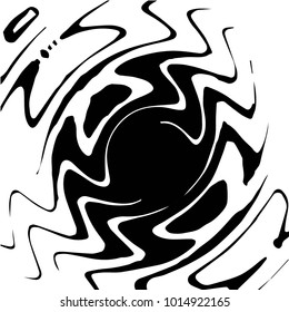 Black and white grunge vector line background. Abstract halftone illustration background. Grunge grid background pattern
