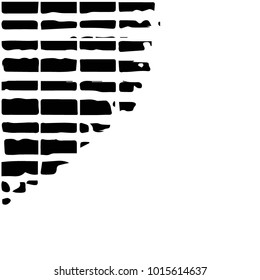 Black and white grunge vector line background. Abstract halftone illustration background. Grunge grid background pattern
