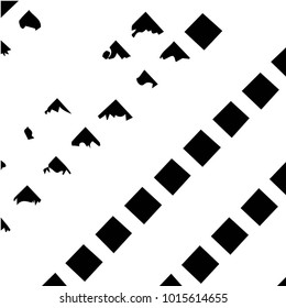 Black and white grunge vector line background. Abstract halftone illustration background. Grunge grid background pattern
