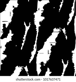 Black and white grunge vector line background. Abstract halftone illustration background. Grunge grid background pattern
