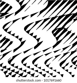 Black and white grunge vector line background. Abstract halftone illustration background. Grunge grid background pattern
