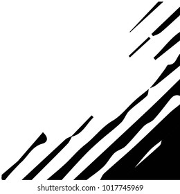 Black and white grunge vector line background. Abstract halftone illustration background. Grunge grid background pattern
