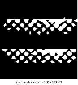 Black and white grunge vector line background. Abstract halftone illustration background. Grunge grid background pattern

