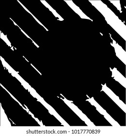 Black and white grunge vector line background. Abstract halftone illustration background. Grunge grid background pattern
