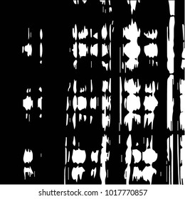 Black and white grunge vector line background. Abstract halftone illustration background. Grunge grid background pattern
