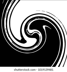 Black and white grunge vector line background. Abstract halftone illustration background. Grunge grid background pattern
