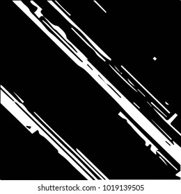 Black and white grunge vector line background. Abstract halftone illustration background. Grunge grid background pattern
